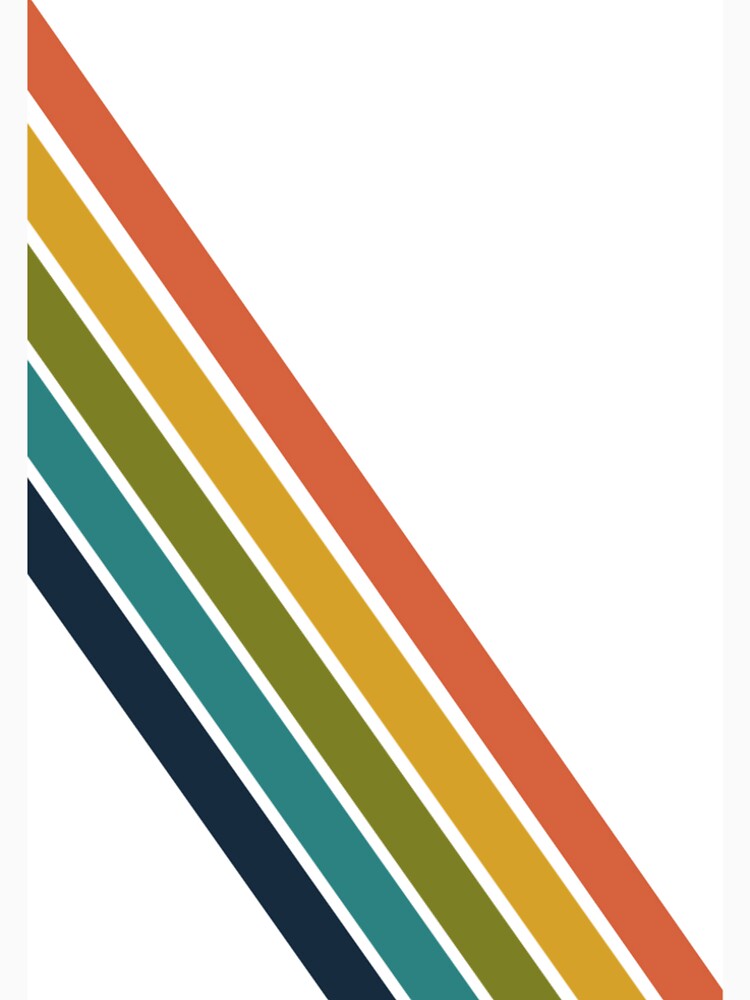 Retro 70s Colors Vintage Stripe Pattern by MarvinStudios
