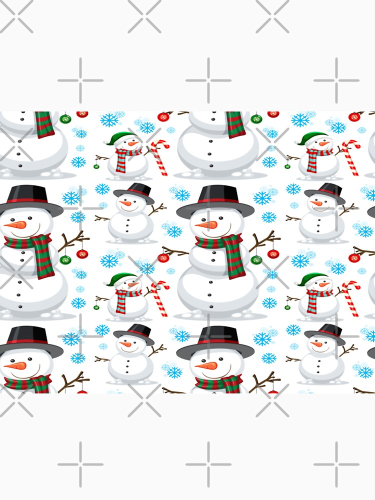 Cute Christmas snowman pattern by shivani21061993