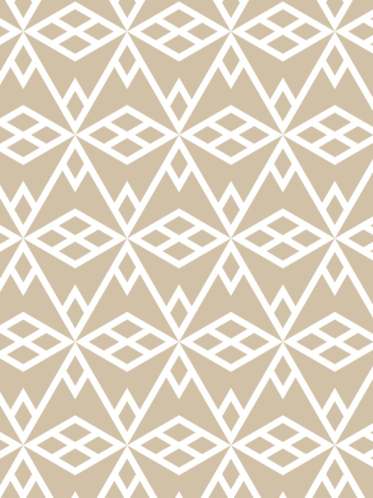 Beige and White Minimal Diamond Line Shape Pattern Pairs Valspar 2022 Color of the Year Country Charm 3007-10B - Color Trends by ColorOfTheYears