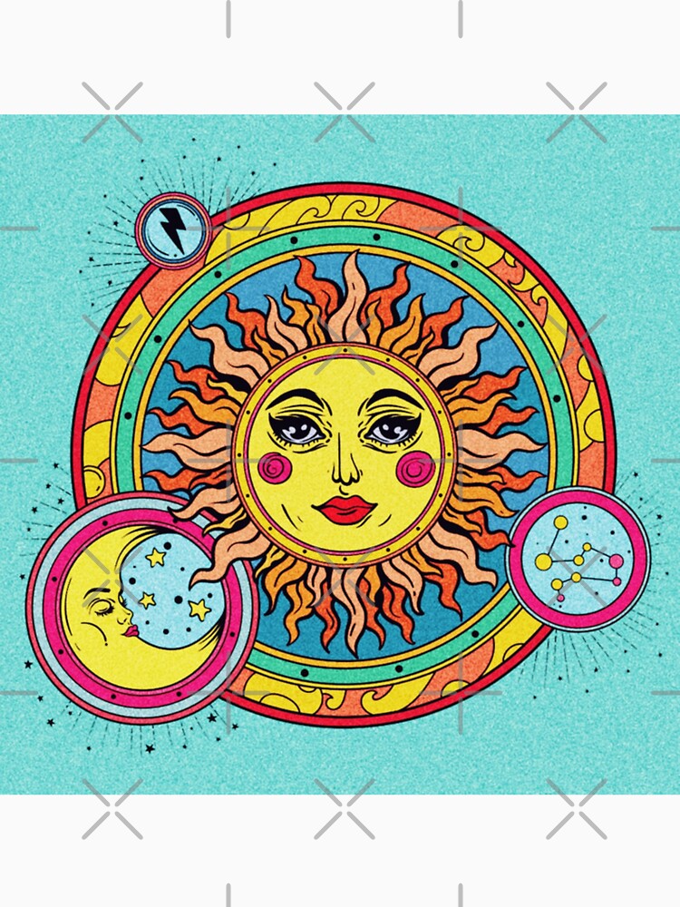 Celestial Sun and moon by boojun