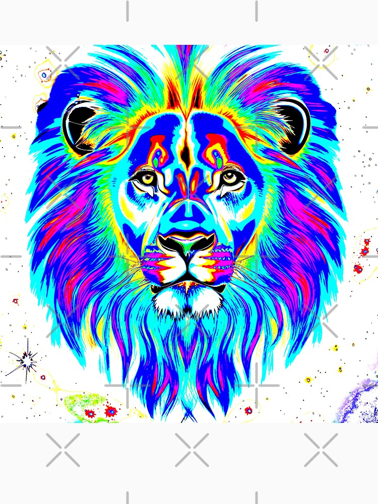 The Lion Blue Rainbow by blakcirclegirl