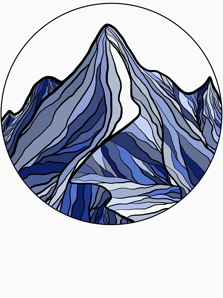 Abstract Mountain by Corrie Mick