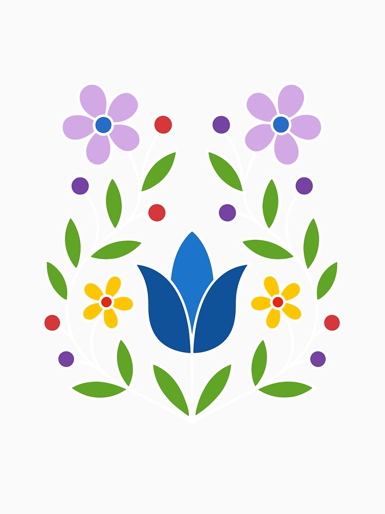 Ojibwe Floral Indigenous Botanical by YalenArt