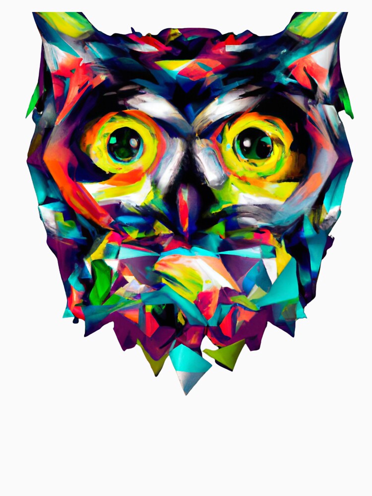 Owl Colorfull shapes by FreeMind-Design