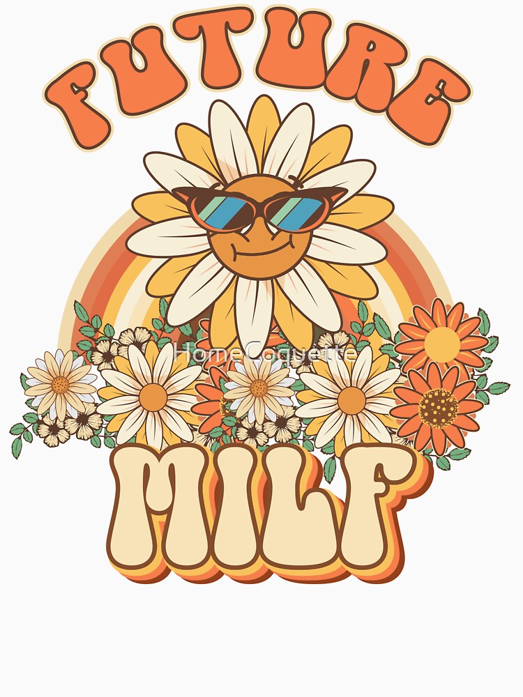 Retro quote gift for funny mother Vintage floral pattern by HomeCoquette
