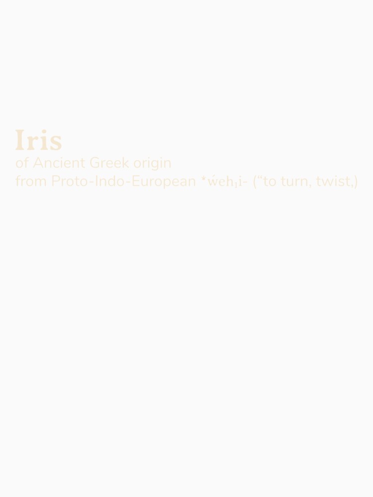 Iris name etymology by YourNameStory