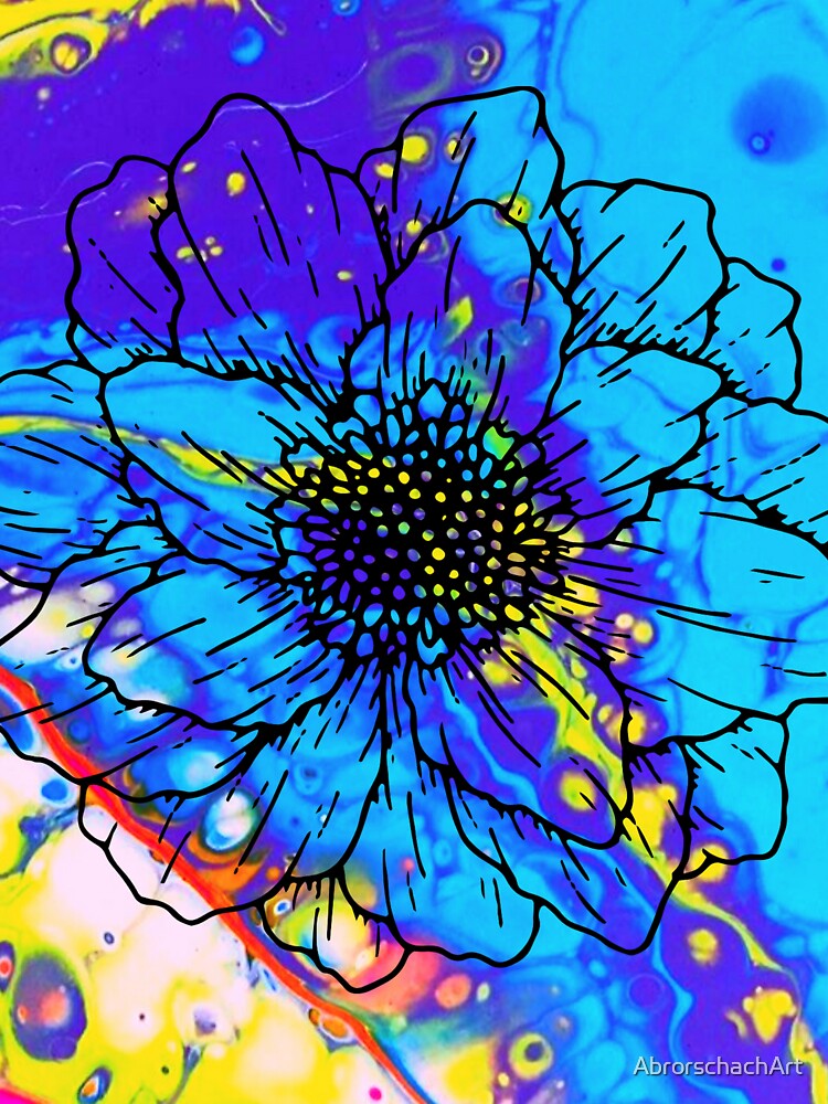 Blue Psychedelic by AbrorschachArt