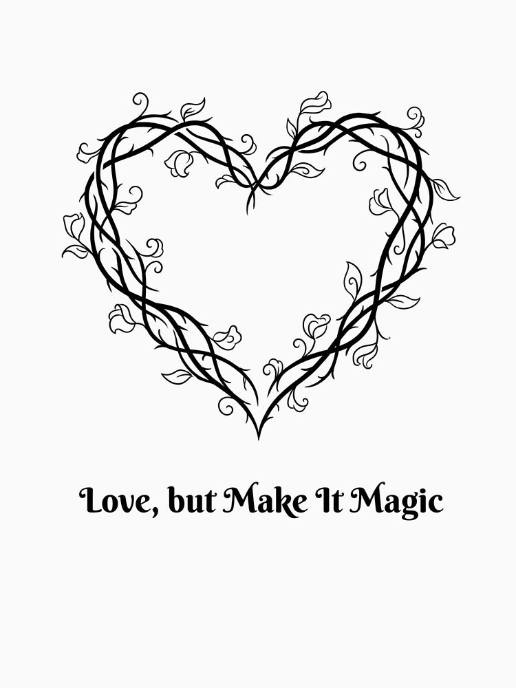 Love But Make It Magic Dark Academia Thorny Vine Heart by Ortsas