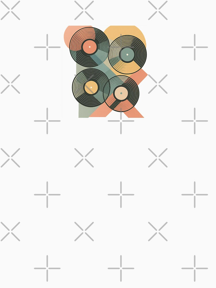 Abstract Vinyl Record Geometry by Le Grand Requin