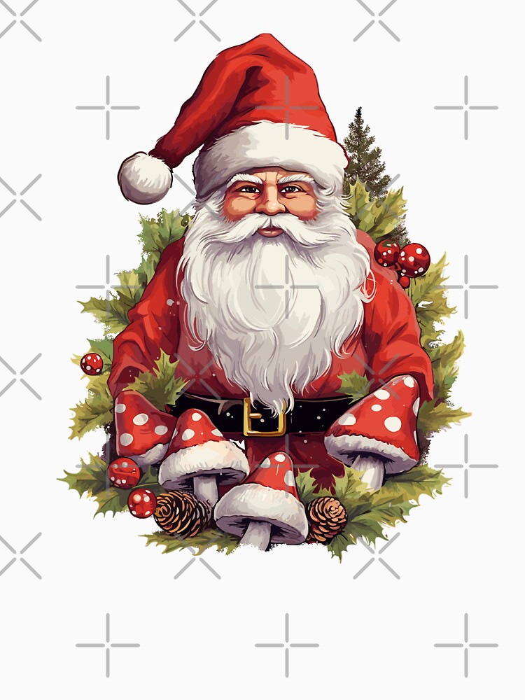 Santa Claus in the forest by RetroPrints