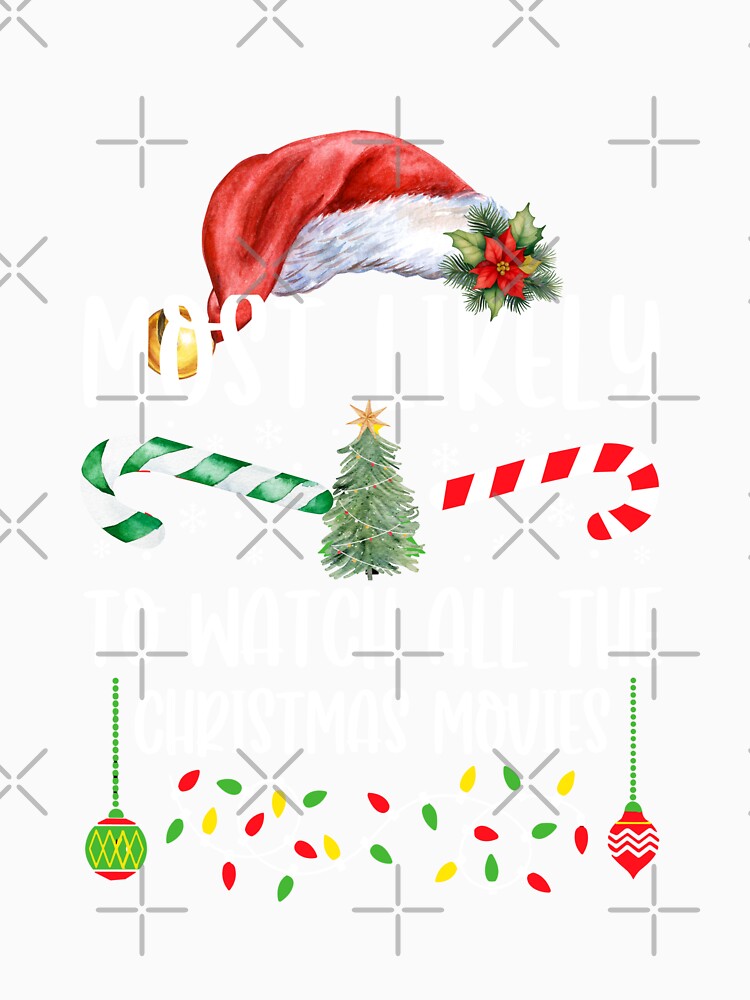 Funny Vintage Santa Quote: Most Likely Family Christmas Design by Creatiforge