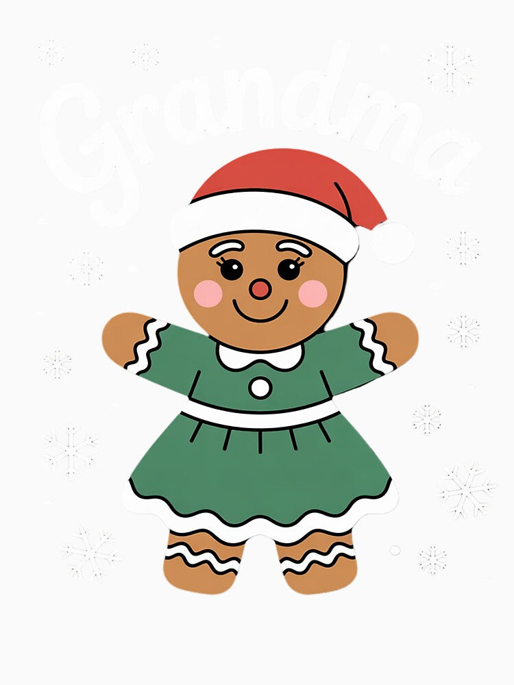 Grandma Gingerbread Shirt Women Family Matching Christmas by RayArmstrong