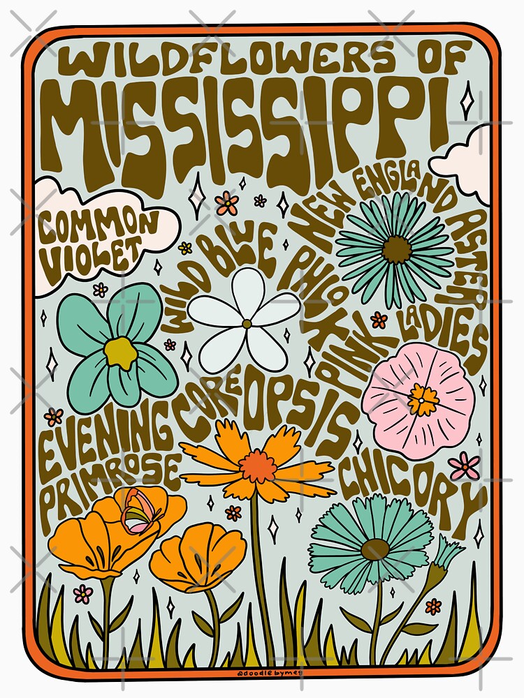 Mississippi Wildflowers by doodlebymeg