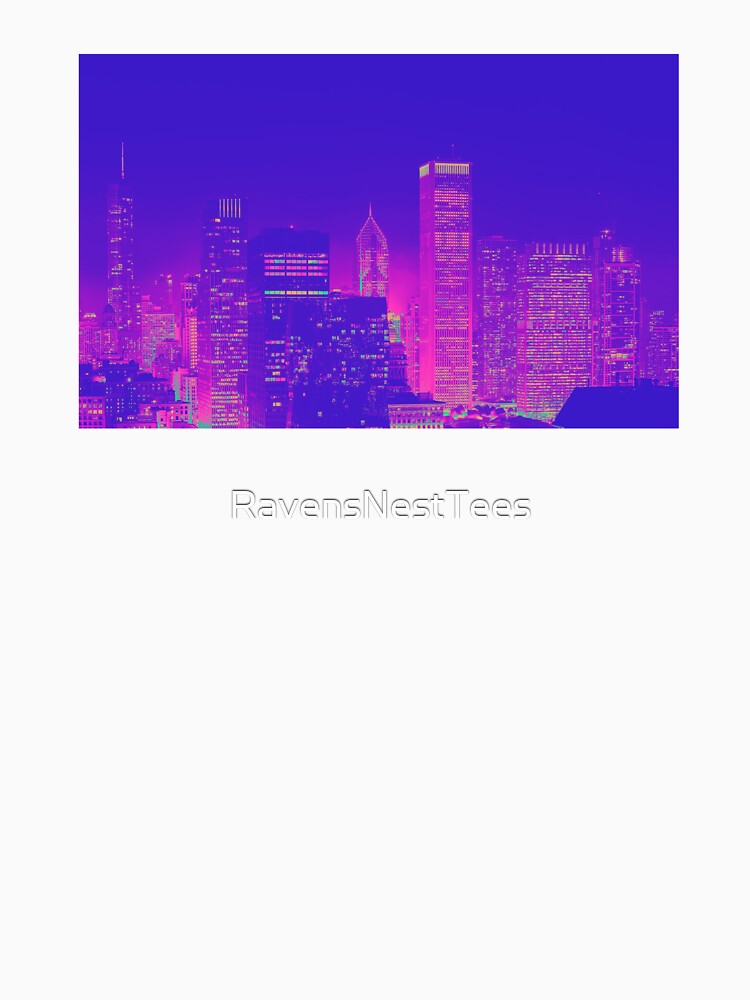 Vaporwave Cityscape by RavensNestTees