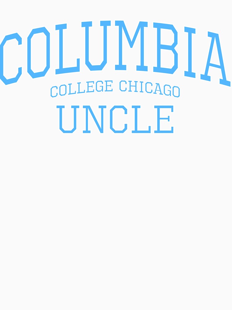 Columbia College Chicago Uncle High Quality Print (Blue) by blomdel