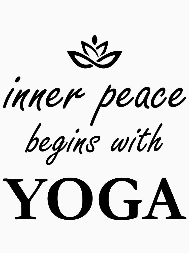Inner peace begins with Yoga by iskapa