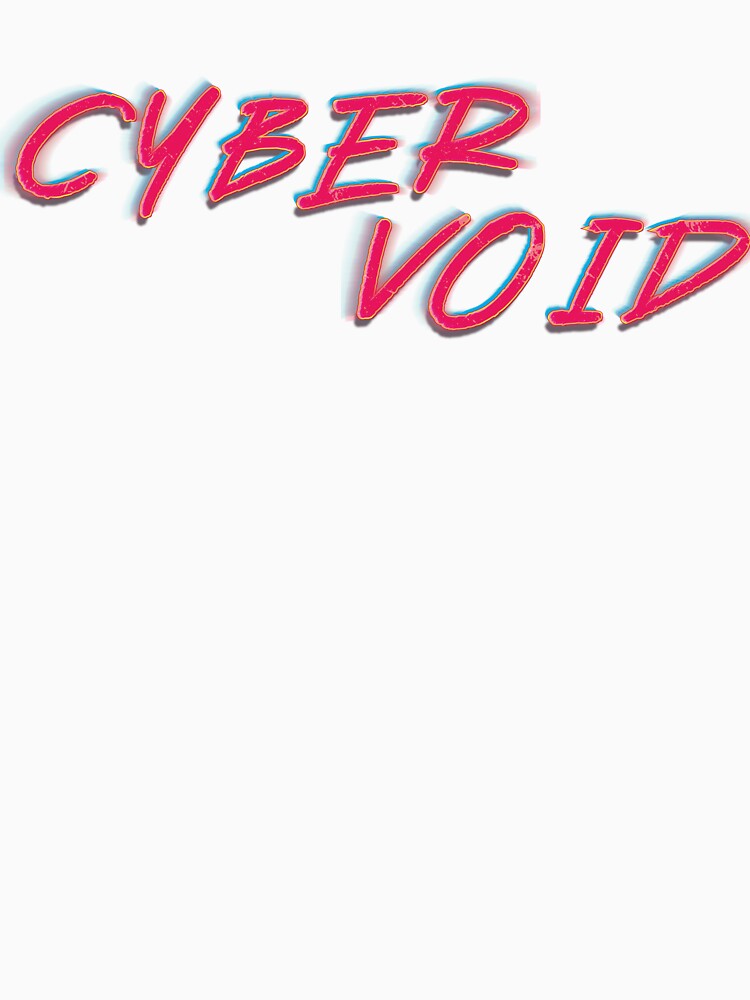Cyber Void Neon Cyberpunk Typography Design by VALQUIRIAMX