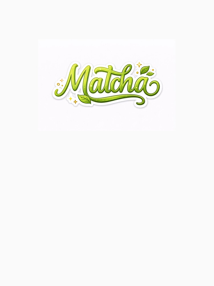 Matcha Green Tea Kawaii Aesthetic Stickers by hasm7