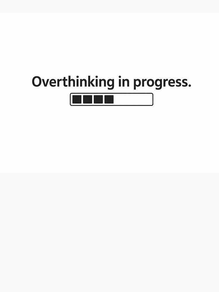 Minimal Black Text on White Funny Quote by Maverickystore