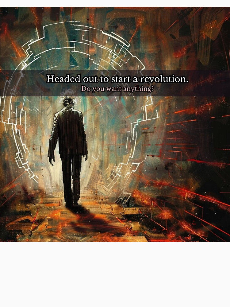 Surreal Cyberpunk Rebellion Artwork by The Secret Cabal of Despair