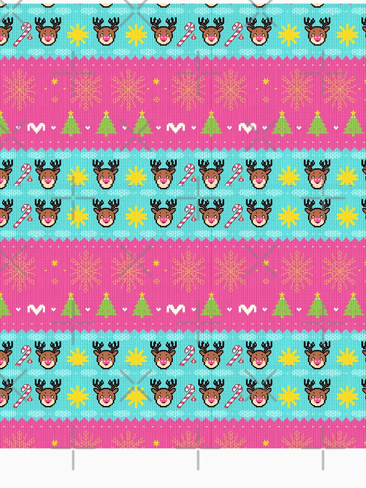 Kawaii Chrismas Ugly Sweater Pattern by BeeStylishTees