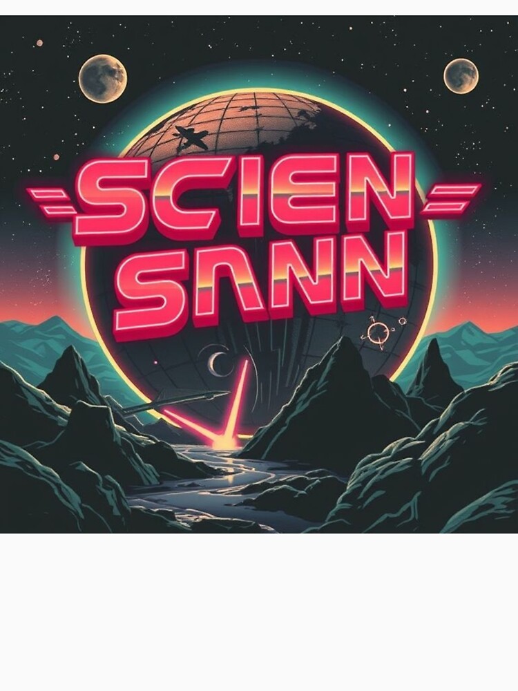 Retro Sci-Fi Cosmos Typography Poster by 1TruthMatrix