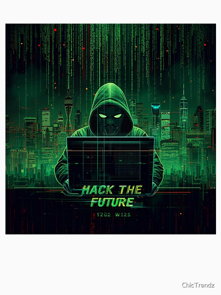 Code Rain Cyber Matrix Energy by ChicTrendz