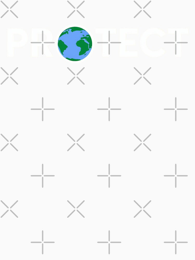 Protect Earth Minimalist Typography by Alex Songs