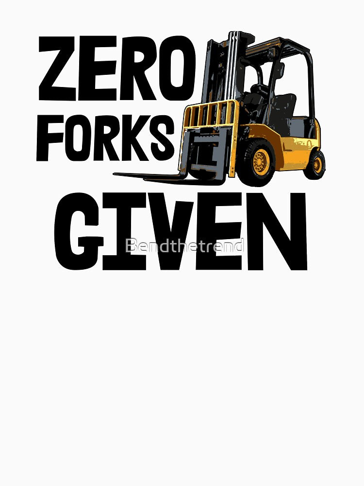 Zero Forks Given Forklift Trucks by Bendthetrend