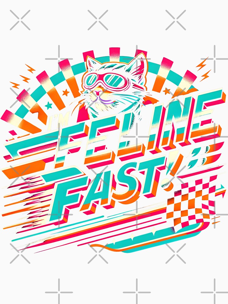 Feline Fast - Retro Typography by İlker Berk Ergan