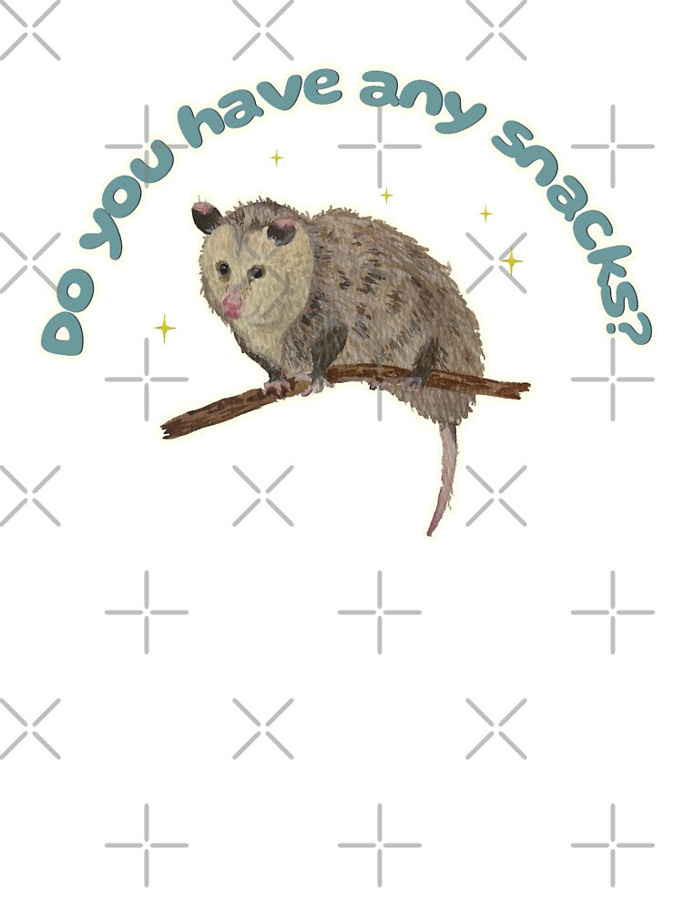 Nosferatu the Possum says do you have any snacks? by Blackberries & Moss
