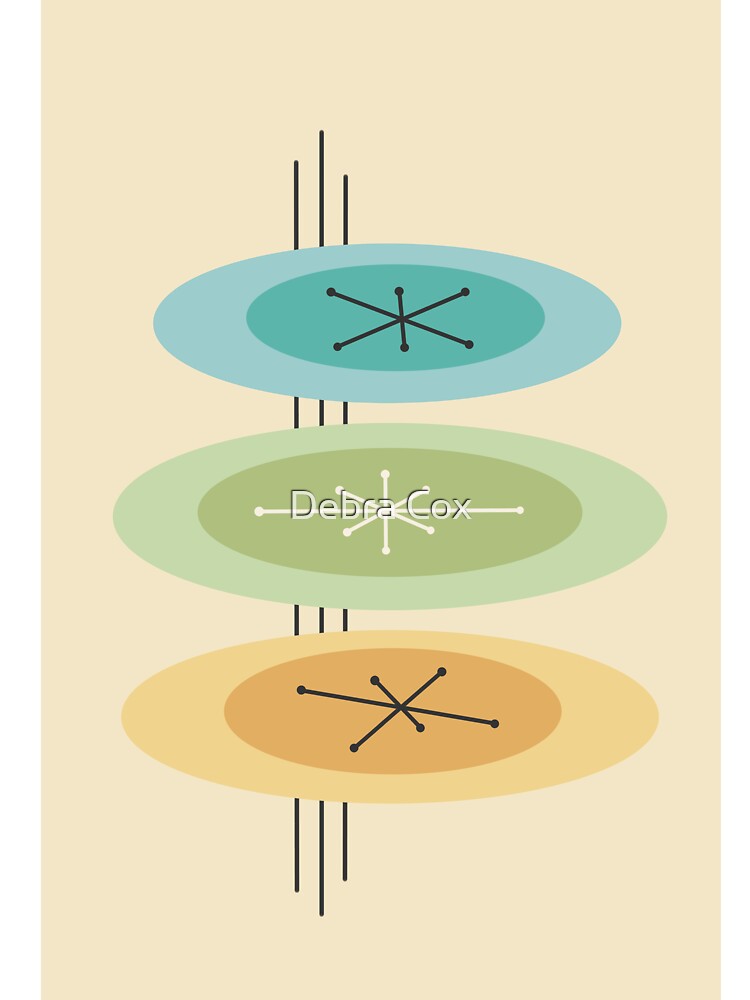 Mid Century Atoms by Debra Cox