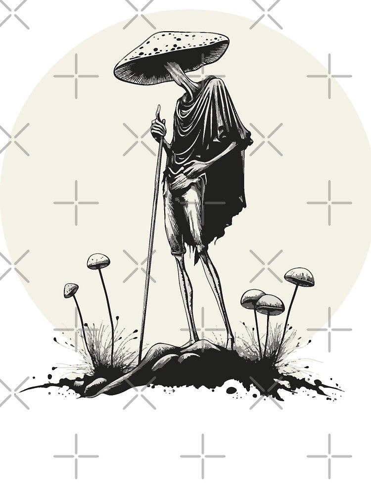 Ancient Mushroom Sage in a Mystical Forest by Mysterium AI