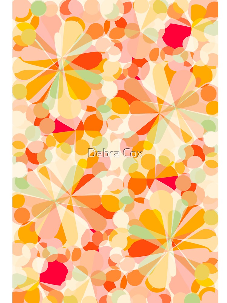 Summer Flowers Abstract by Debra Cox