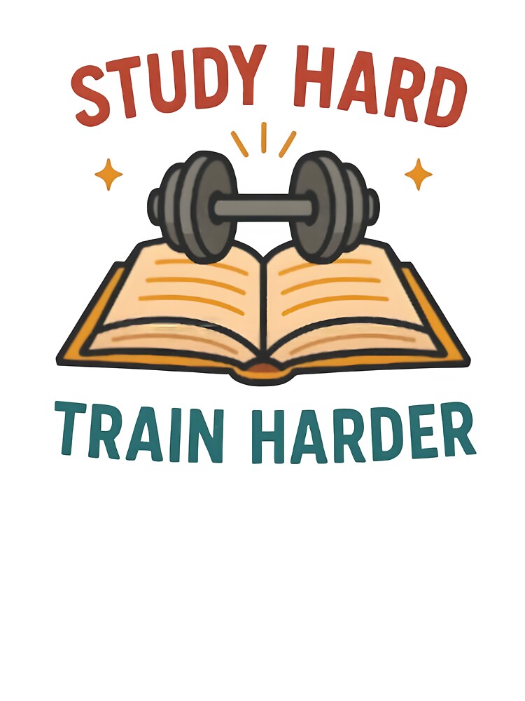 Study Hard - Train Harder by GlowAndGrindCo