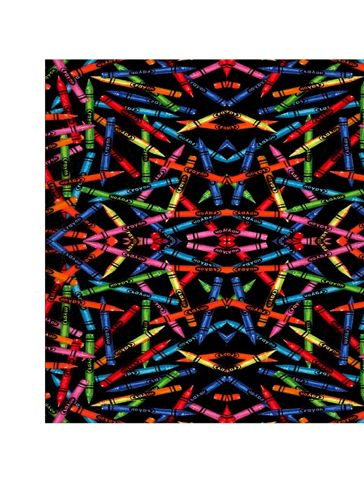 Crayons on Black patten by Wilkinson39