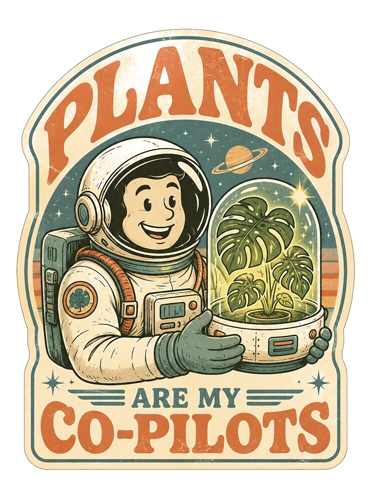 Easily Distracted By Plants Cute Plant Parent Humor by BeardWave
