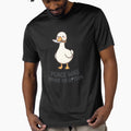 Knife Goose - Peace Was Never an Option // Silly Animal Sticker by Astraphyllia