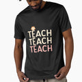 Cute Owl Teach Teach Teach – Minimal Teacher Appreciation Design by FluffinCool