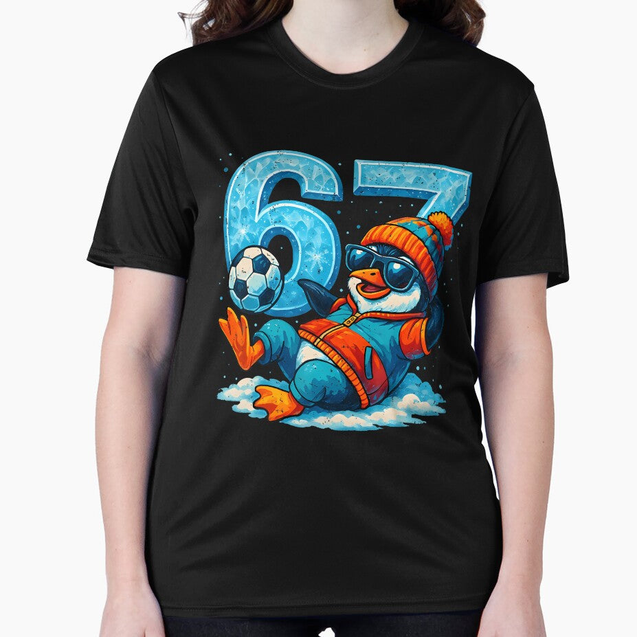 67 Penguin Soccer Funny Winter Meme by godzillabro
