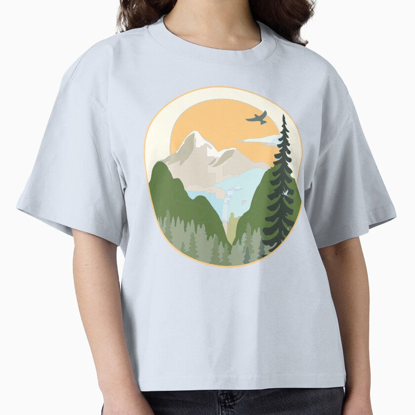 Vista Mountain Vision Mandala - Yellow Orange Blue Green by Loving Nature Gifts