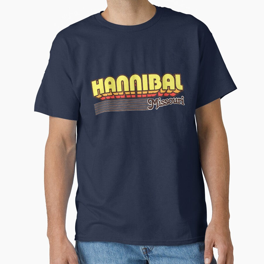 Hannibal, Missouri | Retro Stripes by retroready