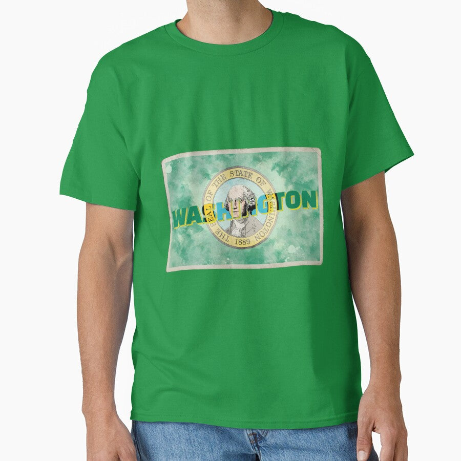 Washington State vintage style retro souvenir by DeveloperProp0
