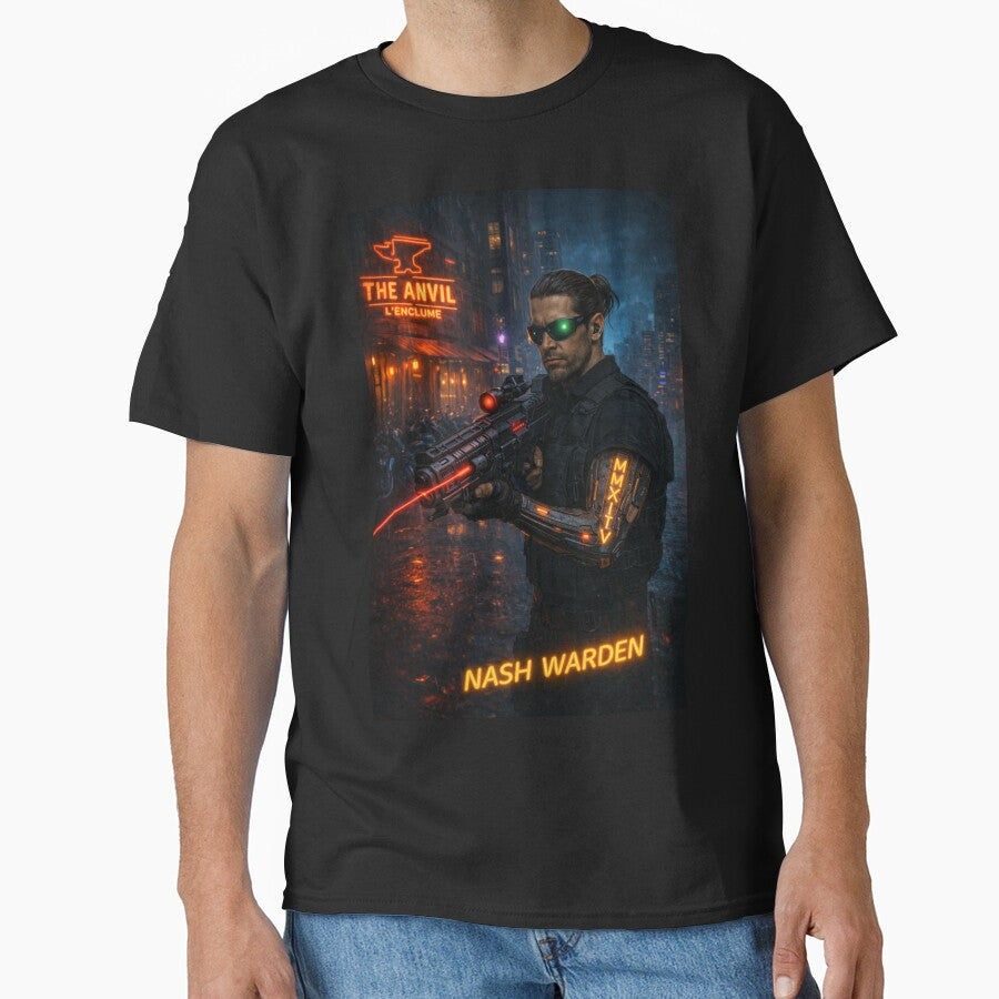 Nash Warden - mercenary - Neo Arkham 2040 by Beaurozier