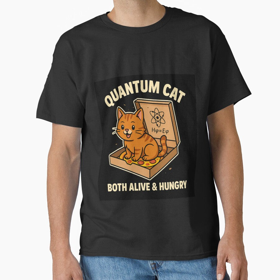 Quantum Cat – Both Alive & Hungry by JOANNASKAH