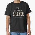 Prepare In Silence: Quiet Division – Minimalist Dark Stoic Typography by No Excuses Supply