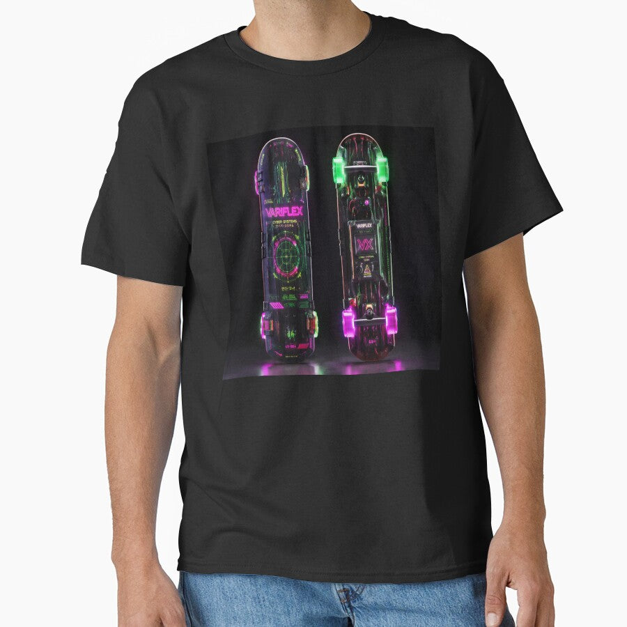 Cyberpunk Skateboard Concept - Front & Back Tech View by JMAVILA ART