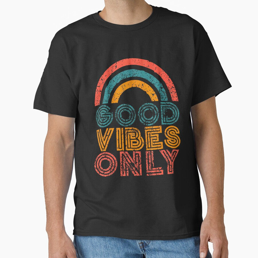 Good Vibes Only Vintage Rainbow by chaybduparek