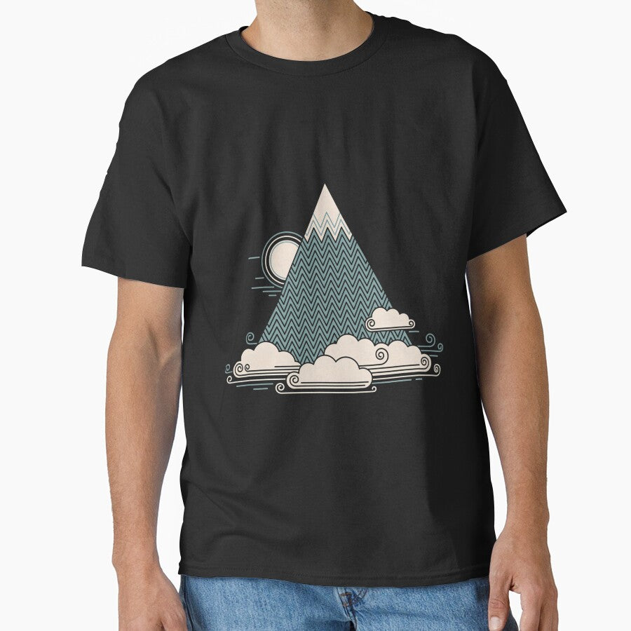 Cloud Mountain Minimal Landscape by hislnavi66