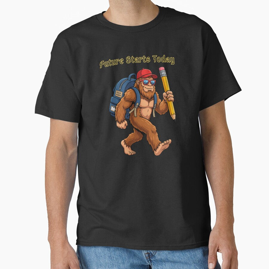 Future Starts Today, Back to School T-Shirt Funny by MalwasBasket